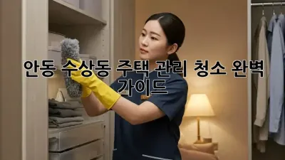 안동 수상동 주택 관리 청소: 완벽 가이드